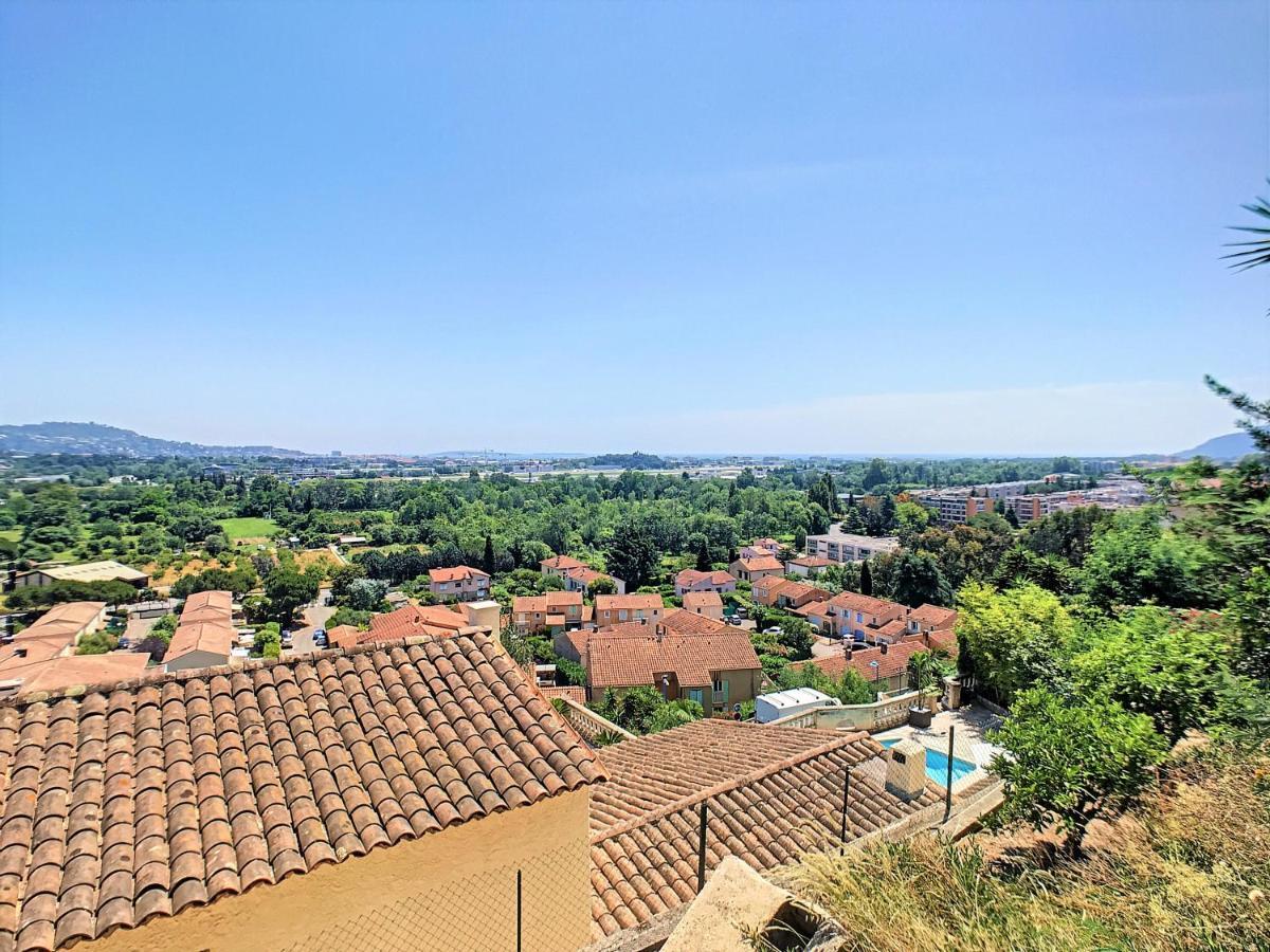 3 Bedrooms Villa Near Cannes - Pool & Jacuzzi - Sea View Mandelieu-la-Napoule Exterior foto