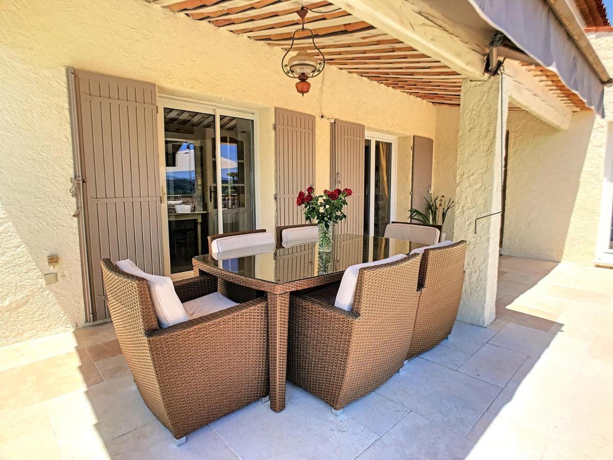 3 Bedrooms Villa Near Cannes - Pool & Jacuzzi - Sea View Mandelieu-la-Napoule Exterior foto